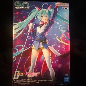 Bandai Namco Miku Figure - Gundam x Miku 45th Anniversary Release